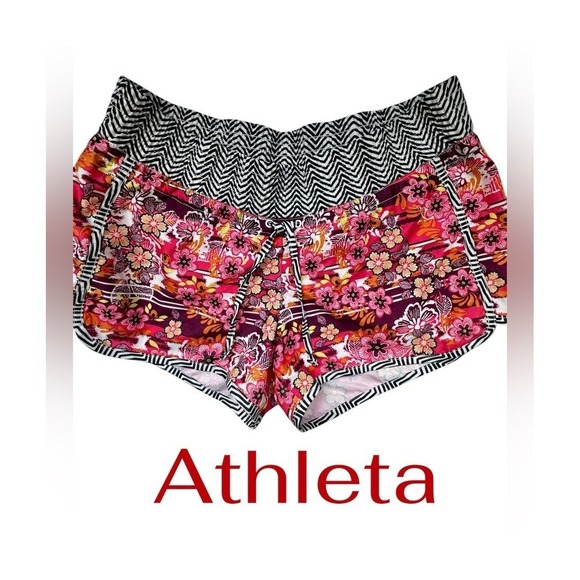 Athleta Other - Lanai Beach Shorts or Board Shorts Floral Size 8